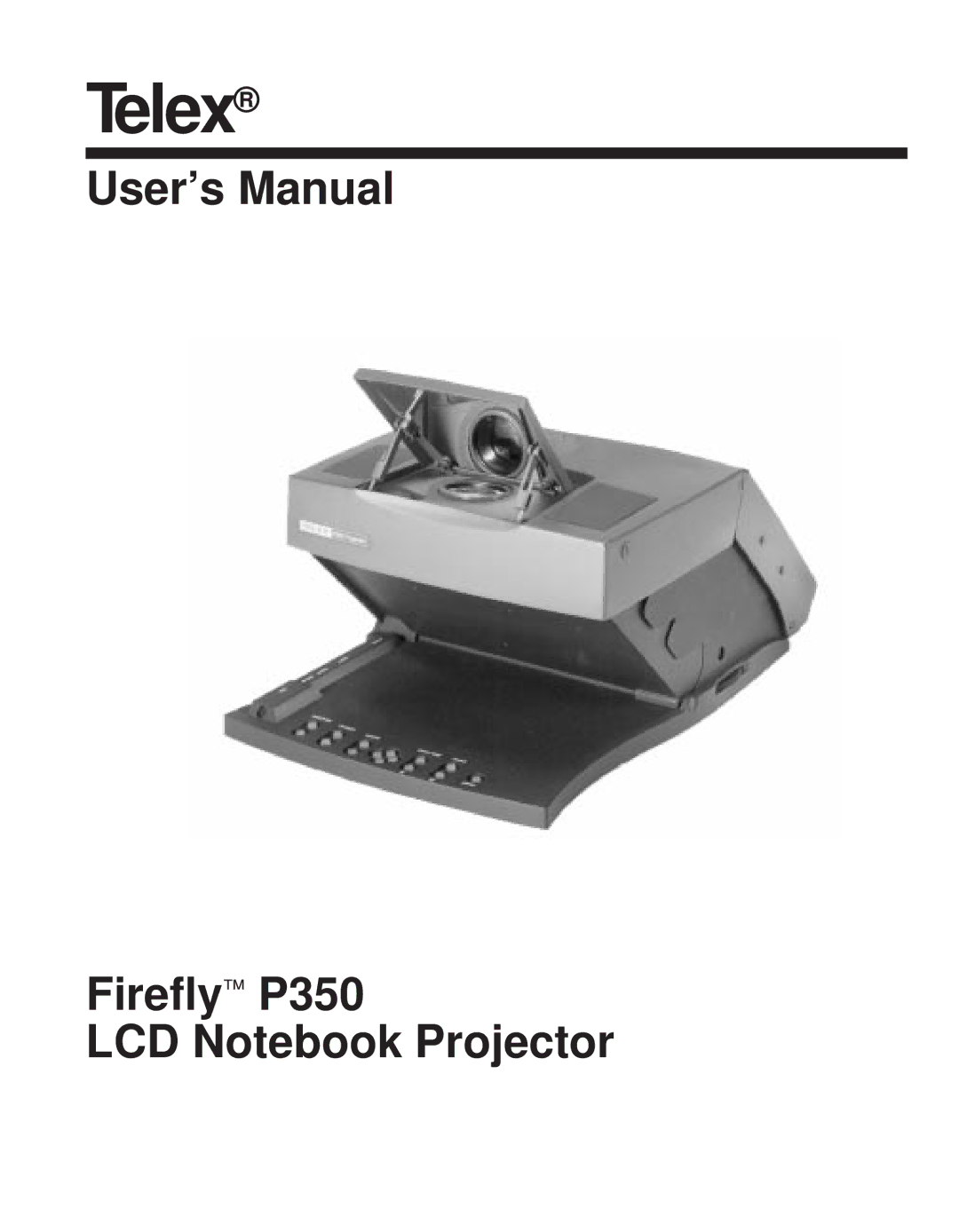 Telex P350 user manual Telex 