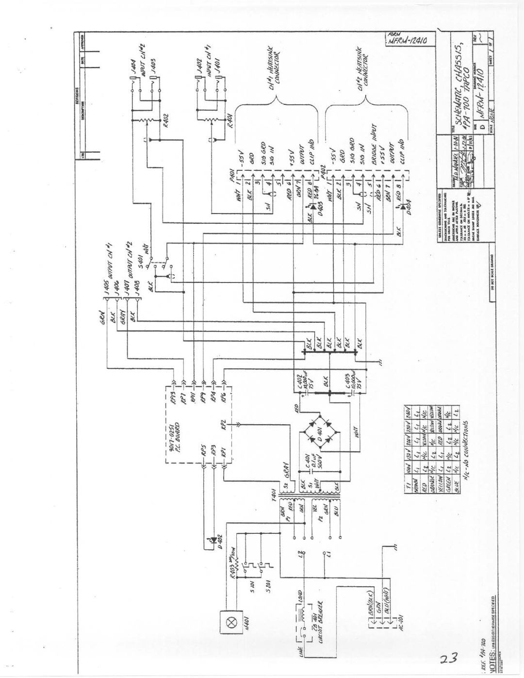 Telex PA-700 manual 