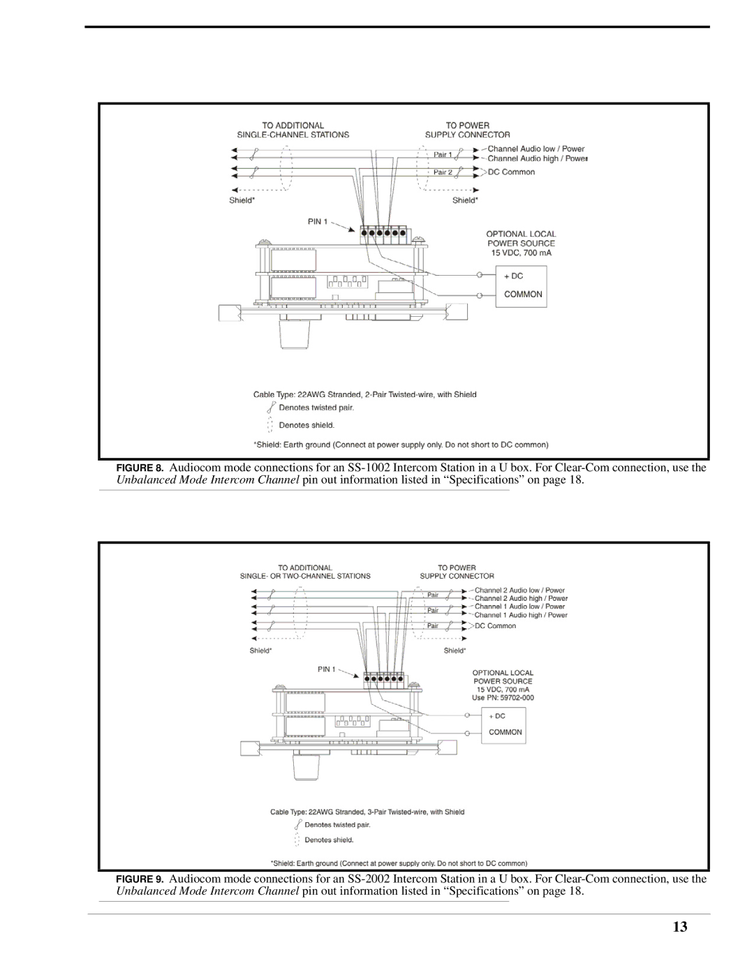 Telex SS-1002 technical manual 