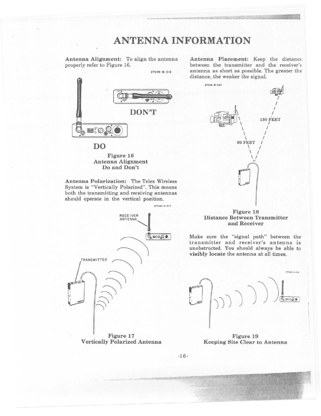 Telex ENG-4, WT-400 manual 