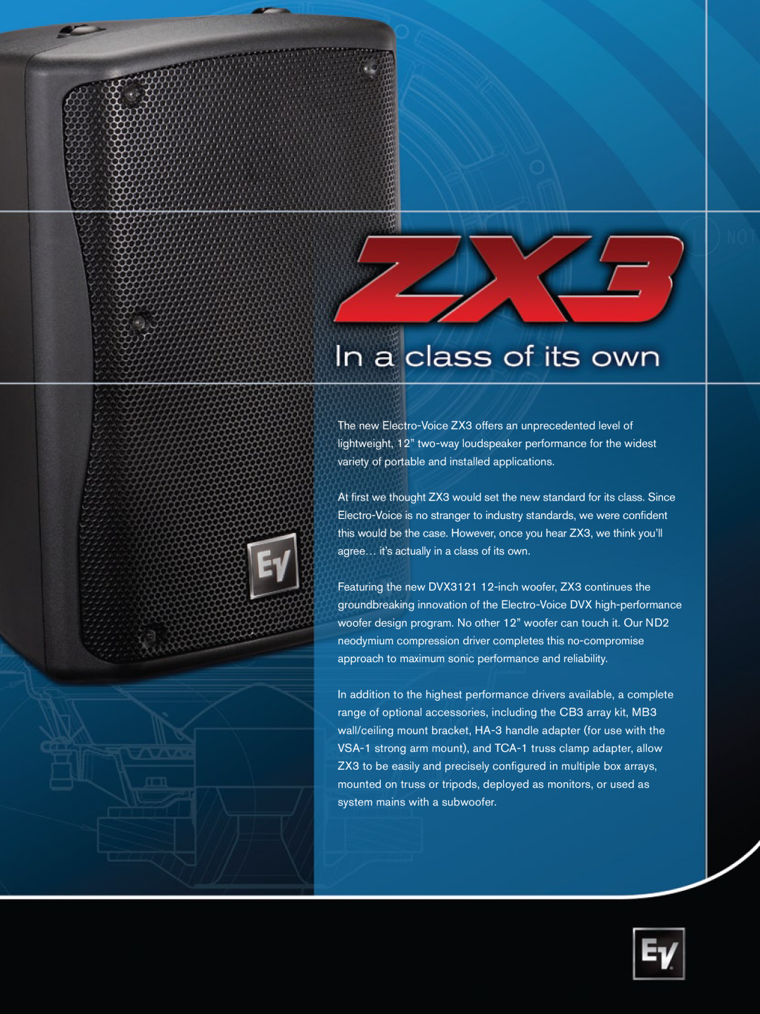 Telex ZX3 manual 