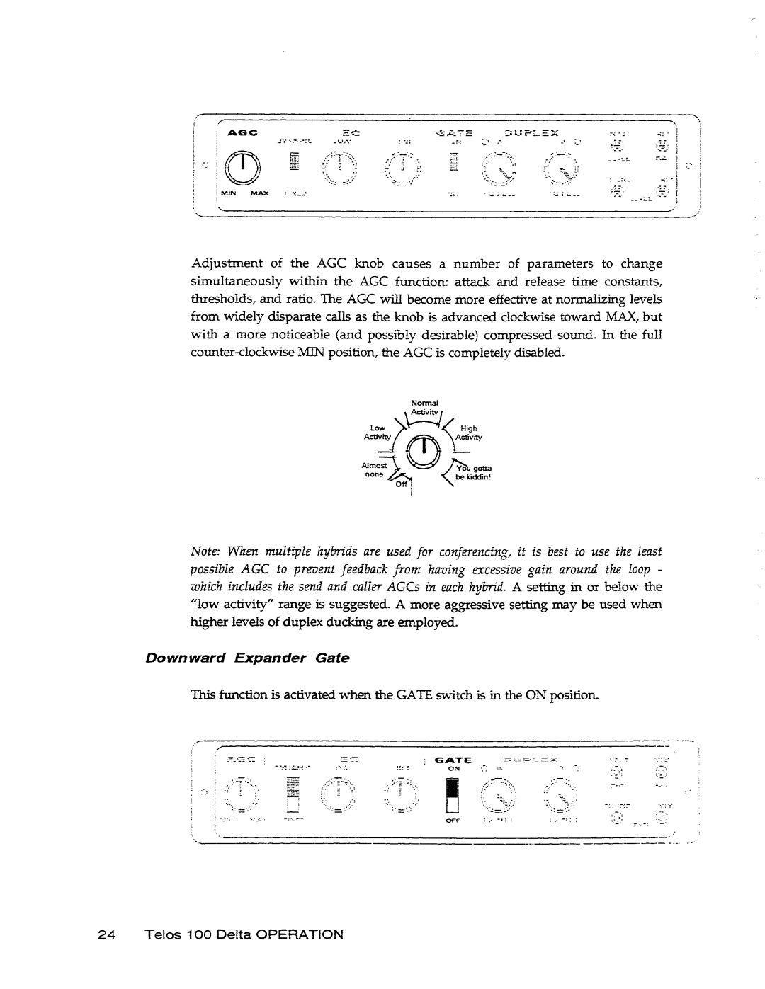 Telos Telos 100 Delta manual 