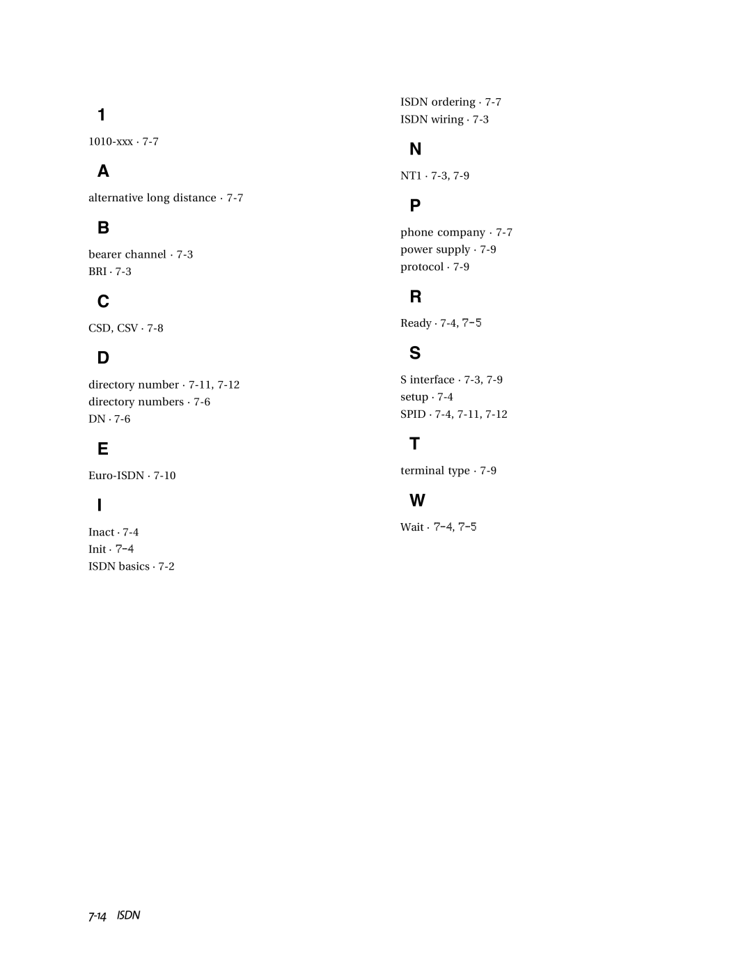 Telos ZephyrExpress user manual Isdn 