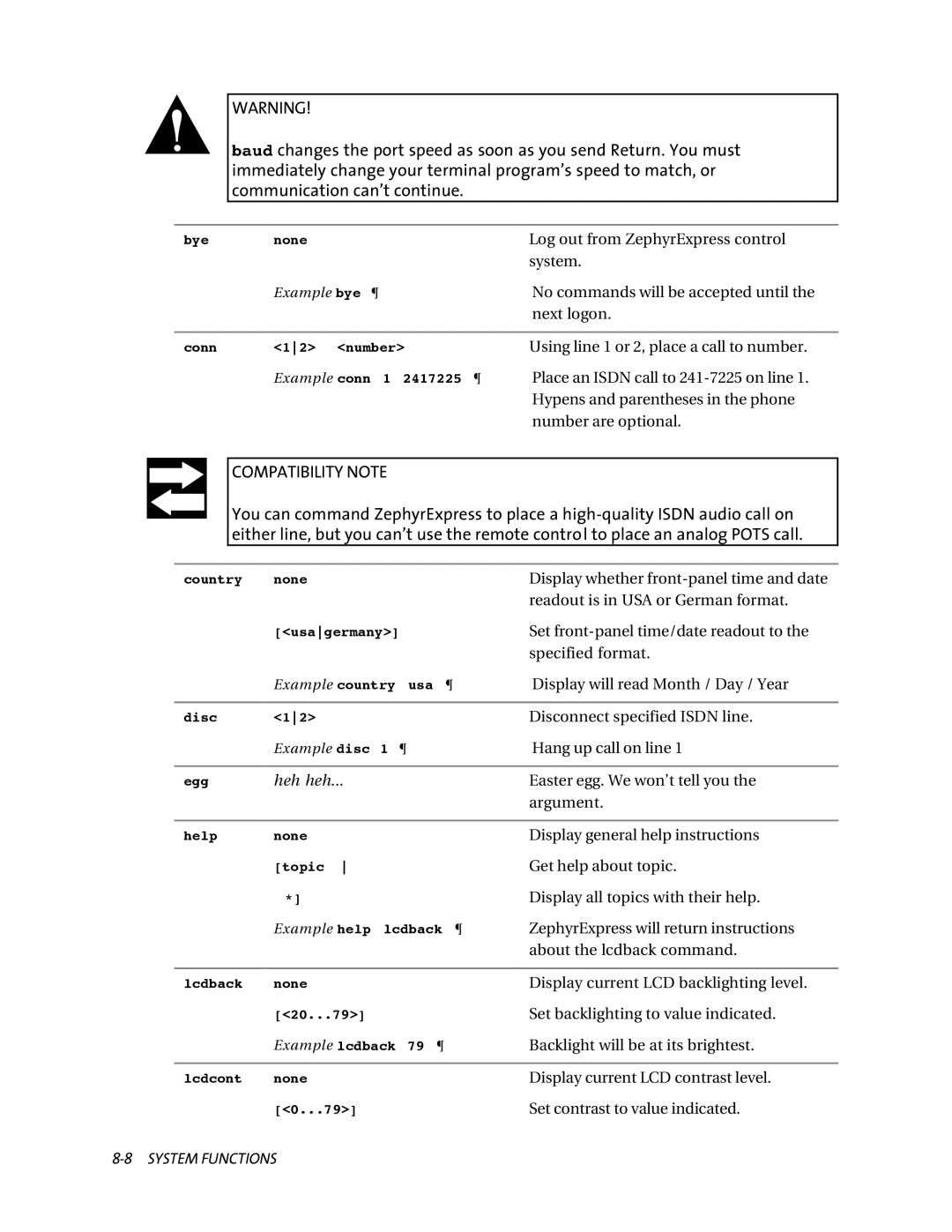 Telos ZephyrExpress user manual Compatibility Note 