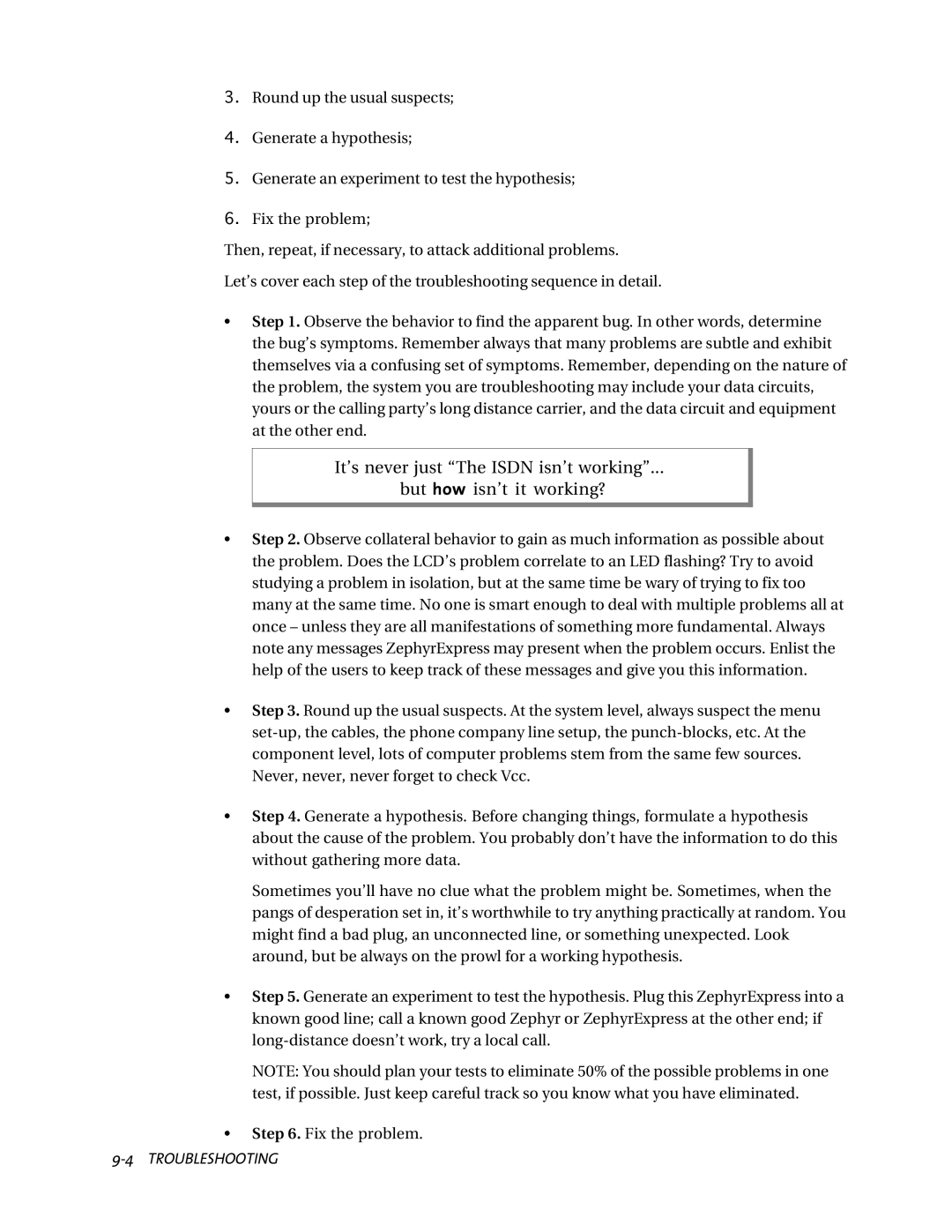 Telos ZephyrExpress user manual Troubleshooting 