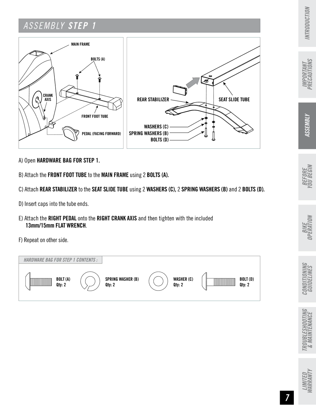 Tempo 910B 920B manual S E M B LY Step 