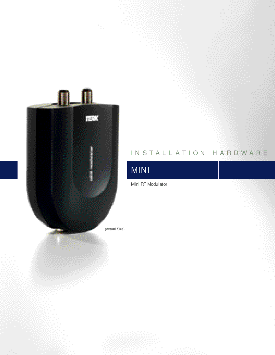 TERK Technologies MINI manual Installation H a R D W a R E 