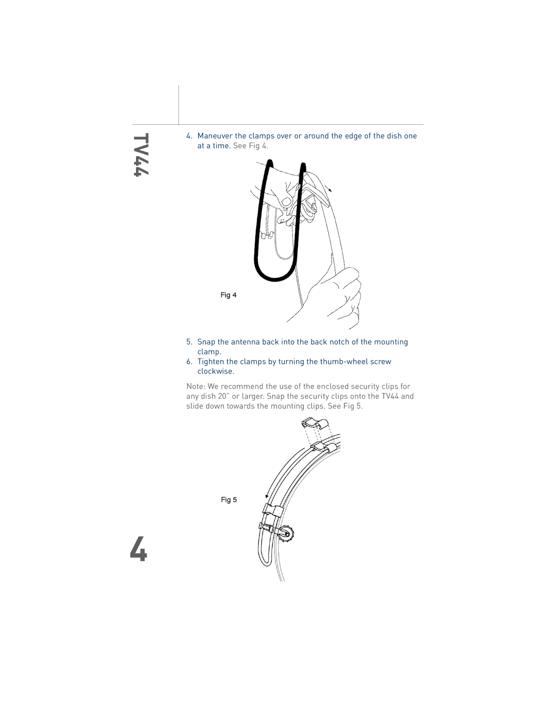 TERK Technologies TV44 manual 