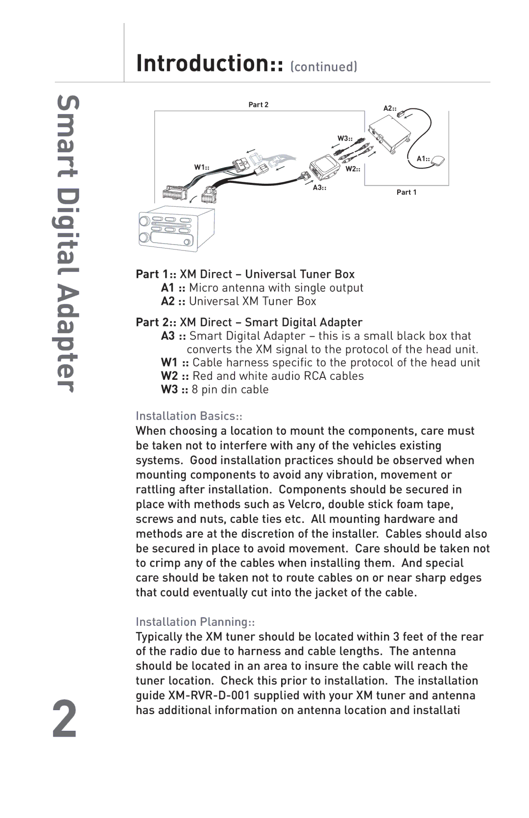 TERK Technologies XMDGM100 manual Installation Basics 