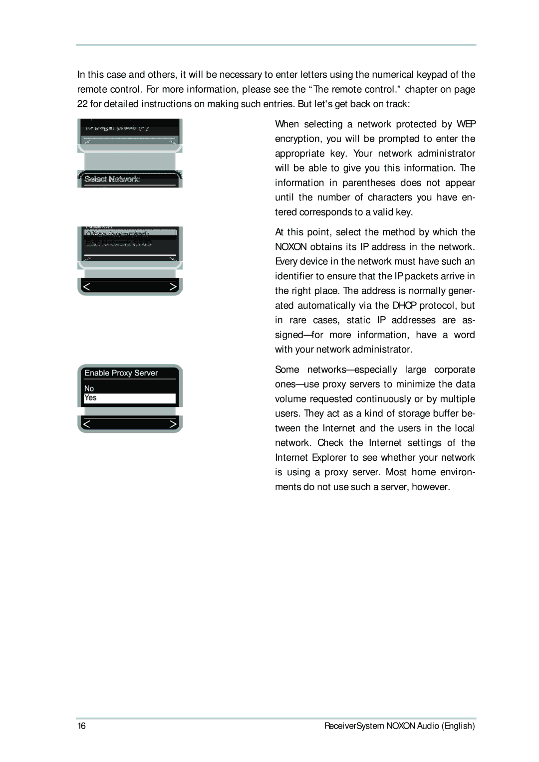 TerraTec manual ReceiverSystem Noxon Audio English 