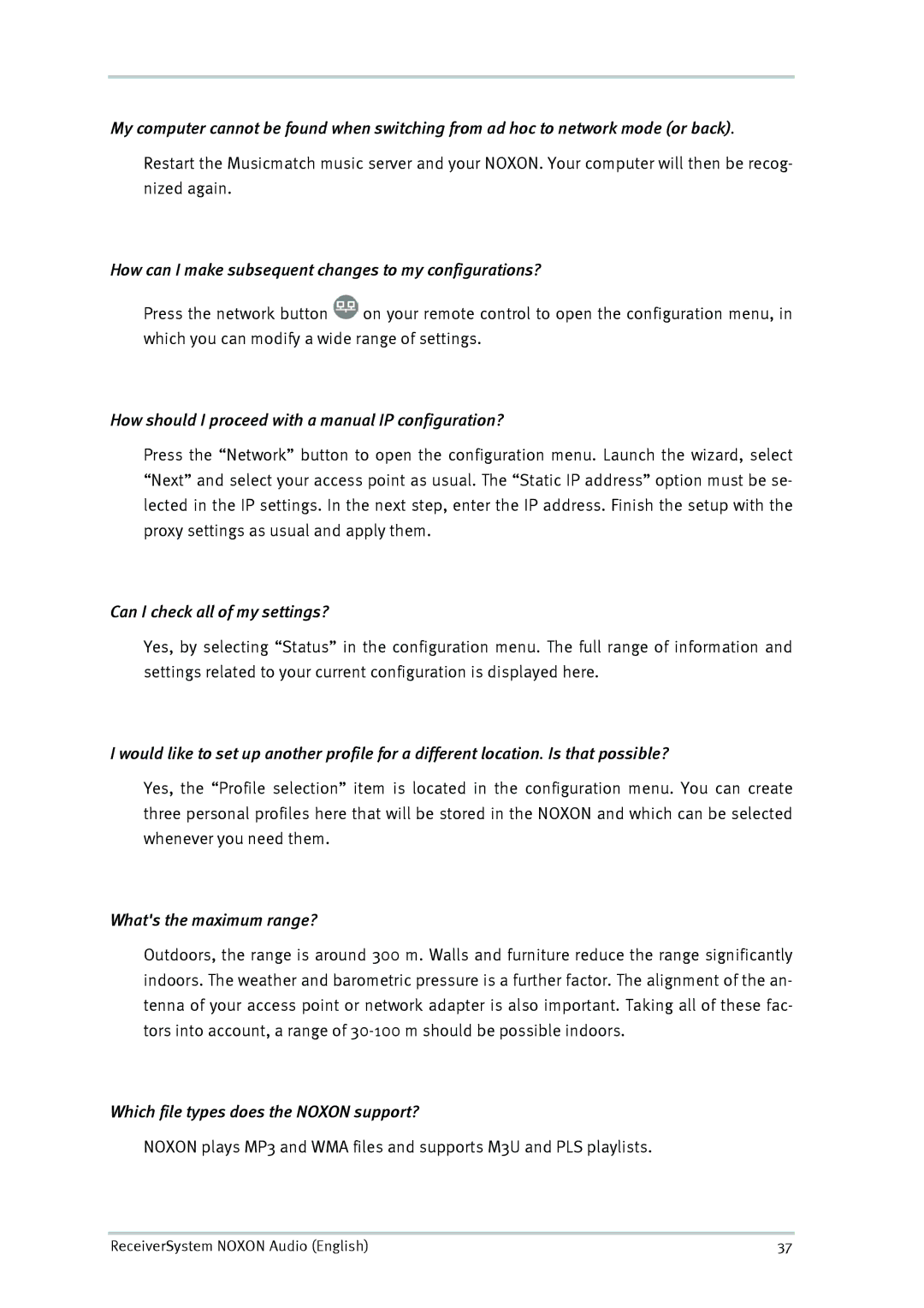 TerraTec Audio manual How can I make subsequent changes to my configurations? 