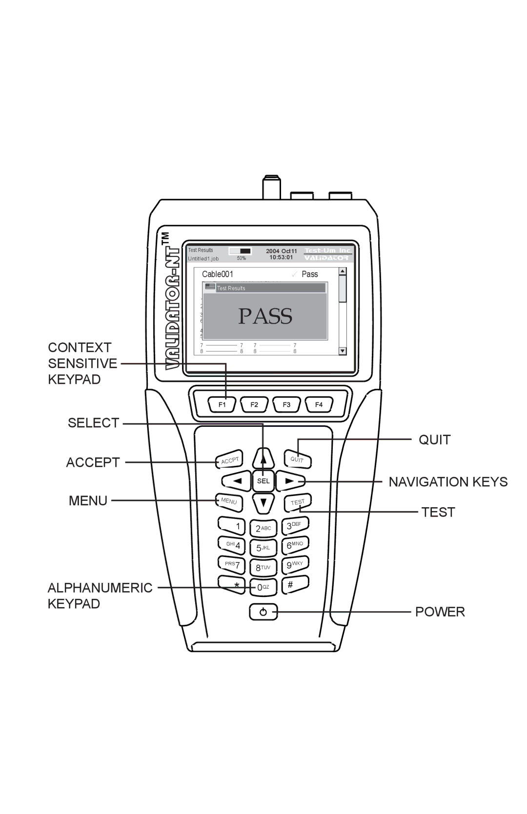 Test-Um NT955 operating instructions Pass 