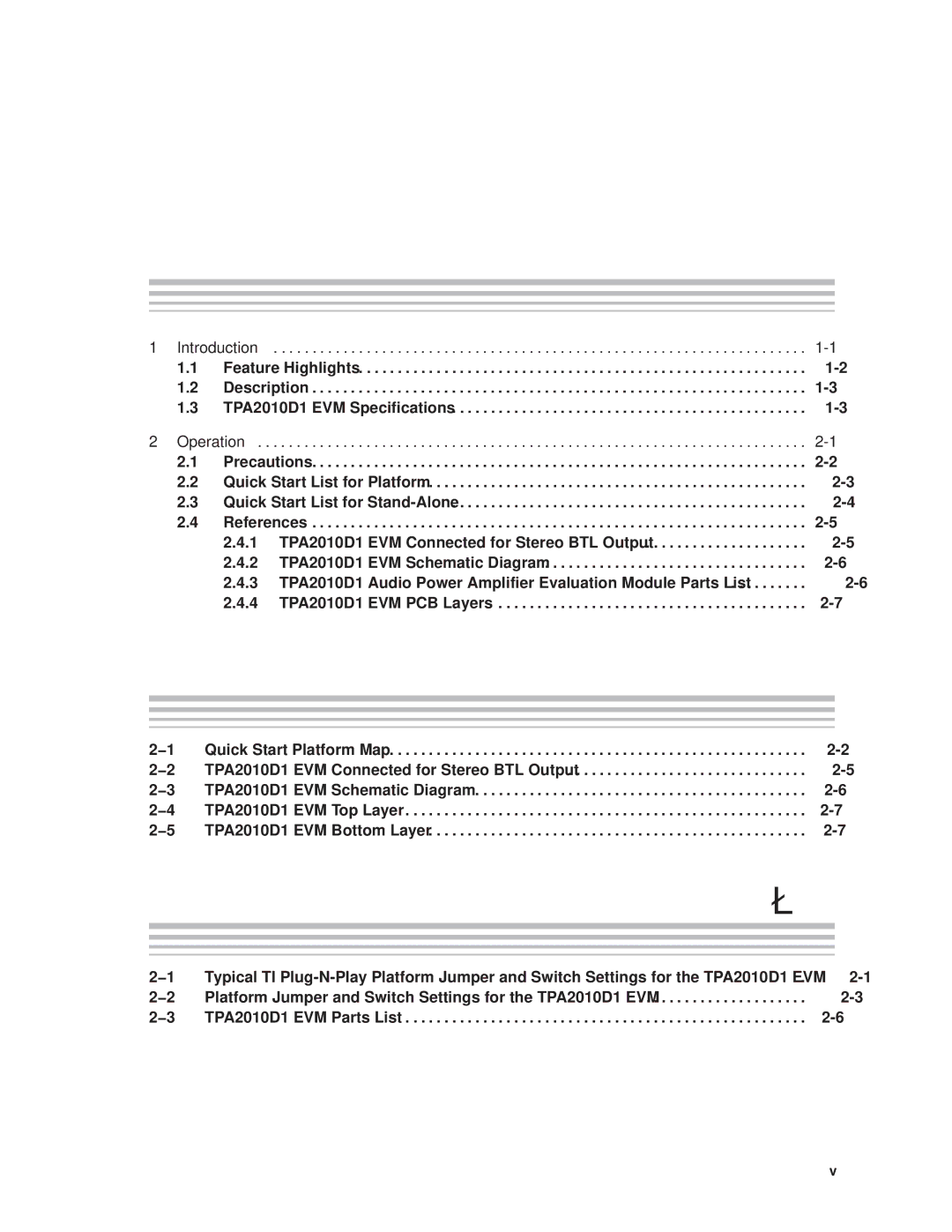 Texas Instruments 2004 manual Contents, Tables 