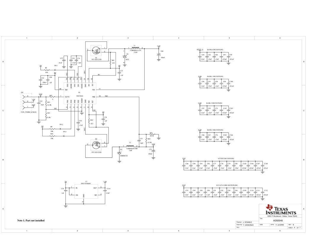 Texas Instruments 27, 46, 45, 47 SS3 Agnd EN1 SS1 Dgnd SW1 IN1 IS1, IN3 FB1, OUT3 FB2 Dgnd, FB3 EN3 EN2 SS2 SW2 IN2 IS2, Out 