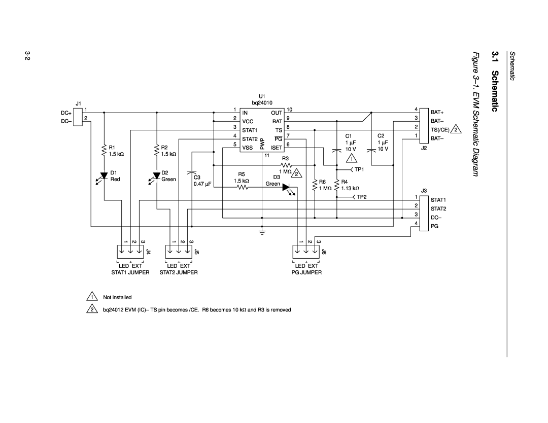 Texas Instruments bq24010/2 manual Schematic, 1 µ F 