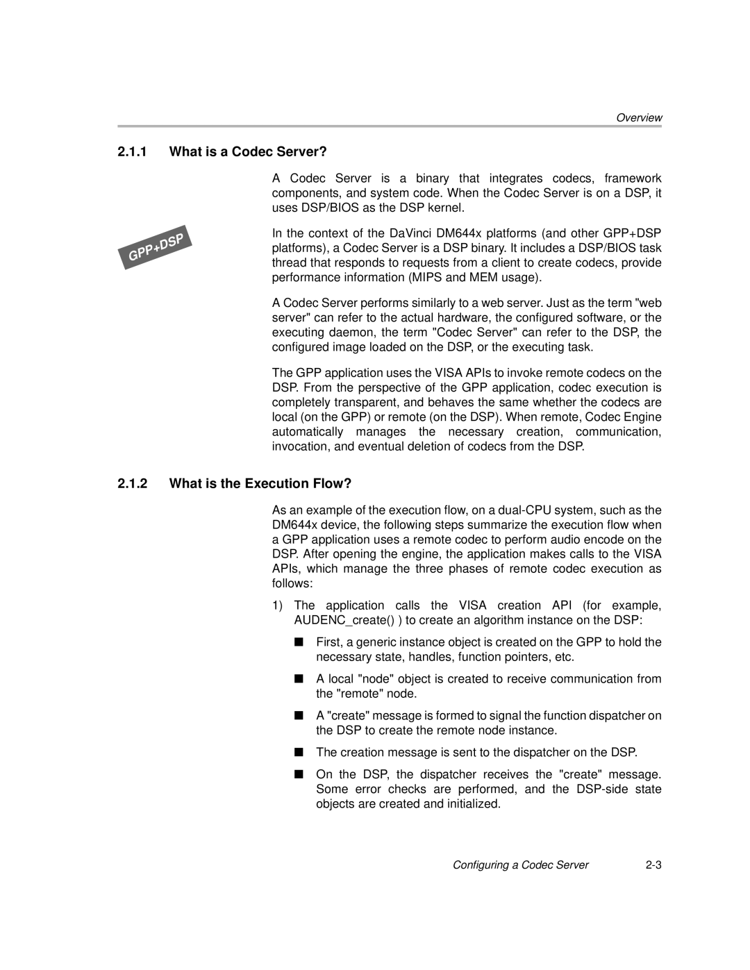 Texas Instruments Codec Engine Server manual What is a Codec Server?, What is the Execution Flow? 