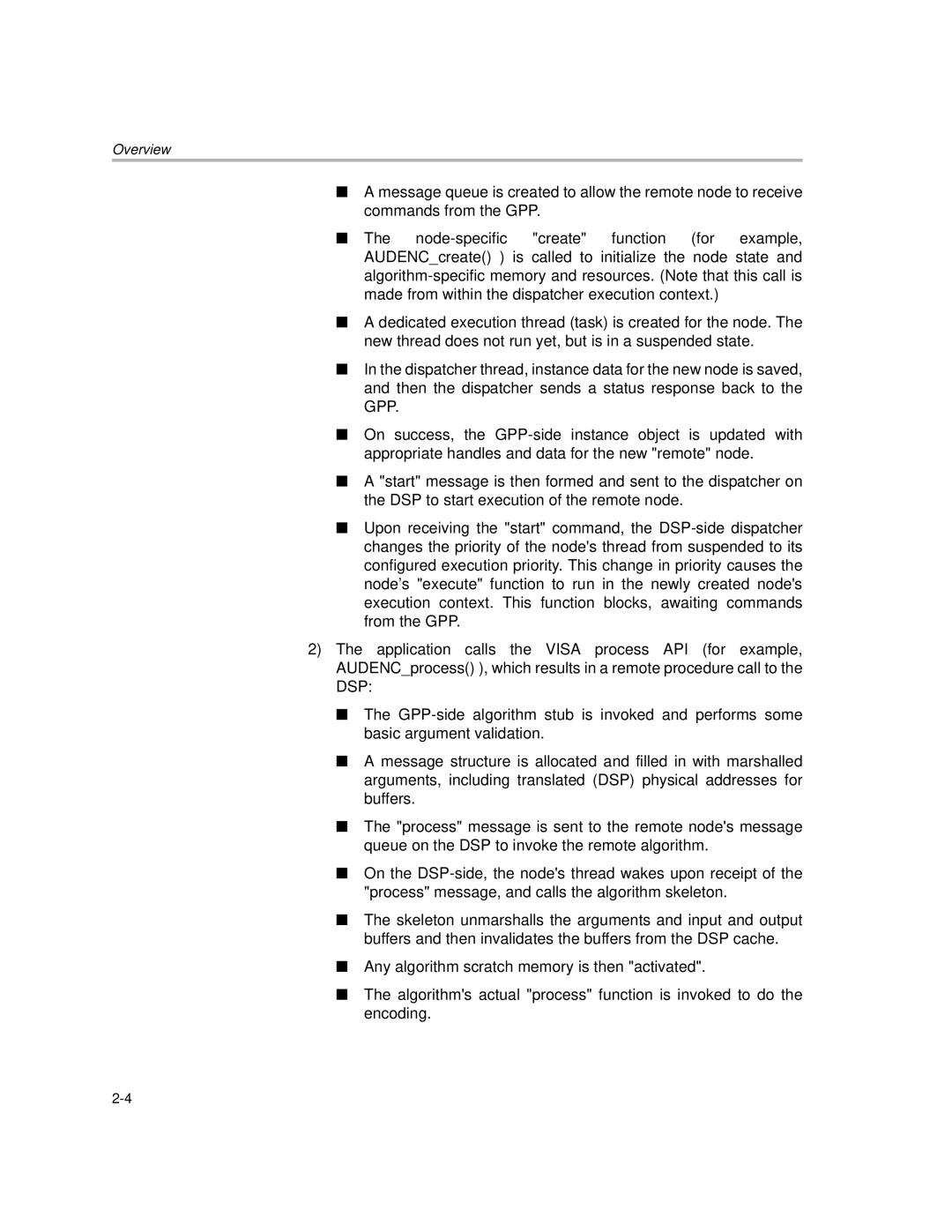 Texas Instruments Codec Engine Server manual Overview 