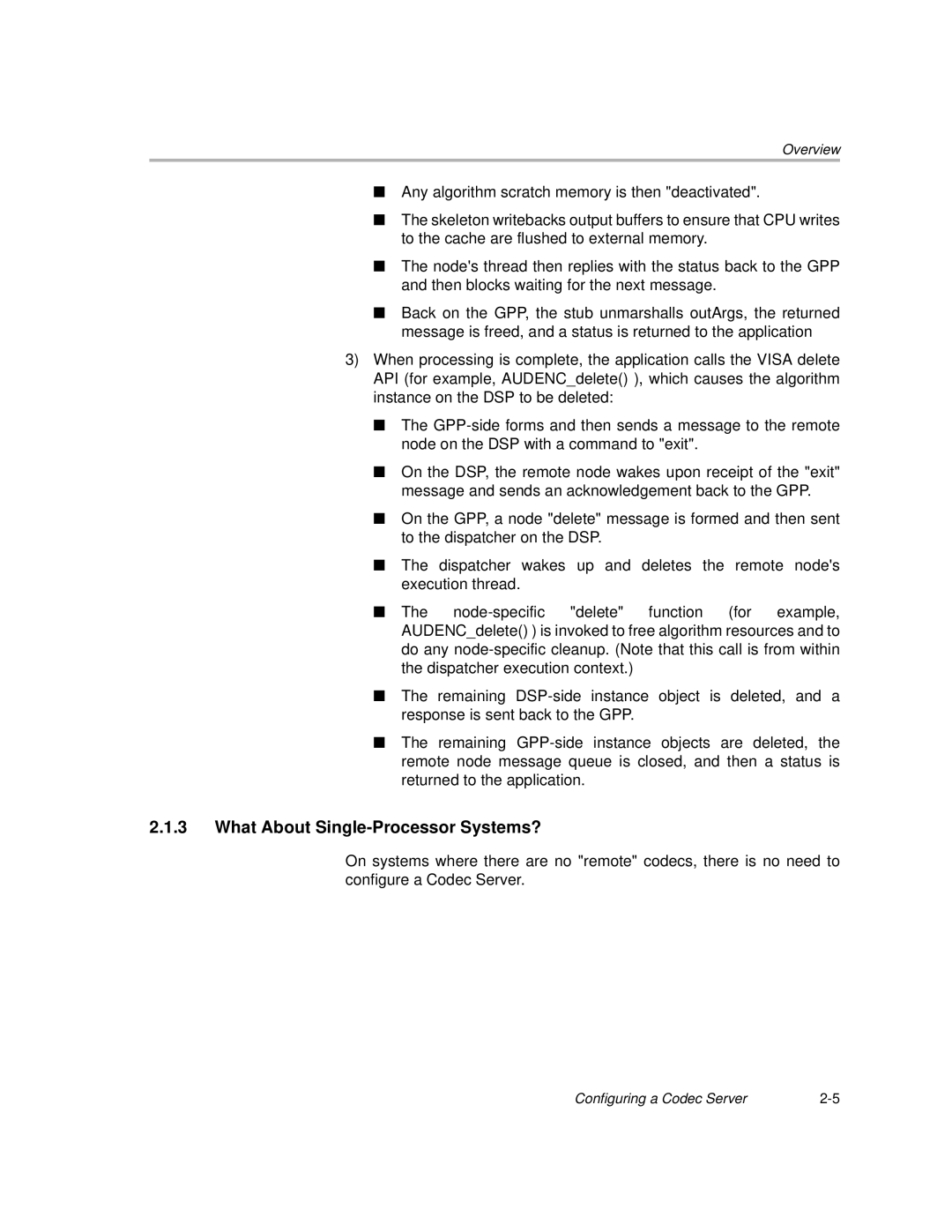 Texas Instruments Codec Engine Server manual What About Single-Processor Systems? 