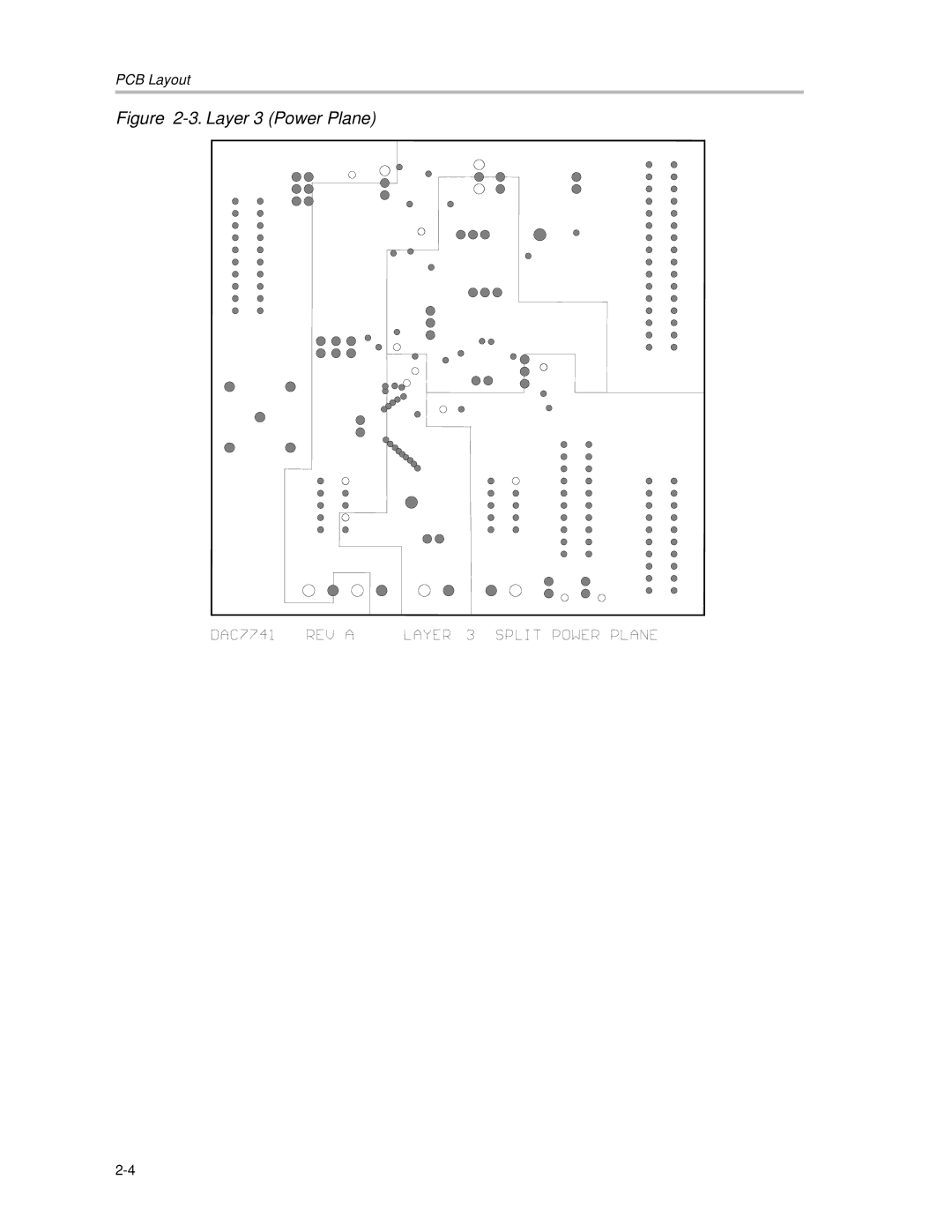 Texas Instruments DAC7741EVM manual Layer 3 Power Plane 