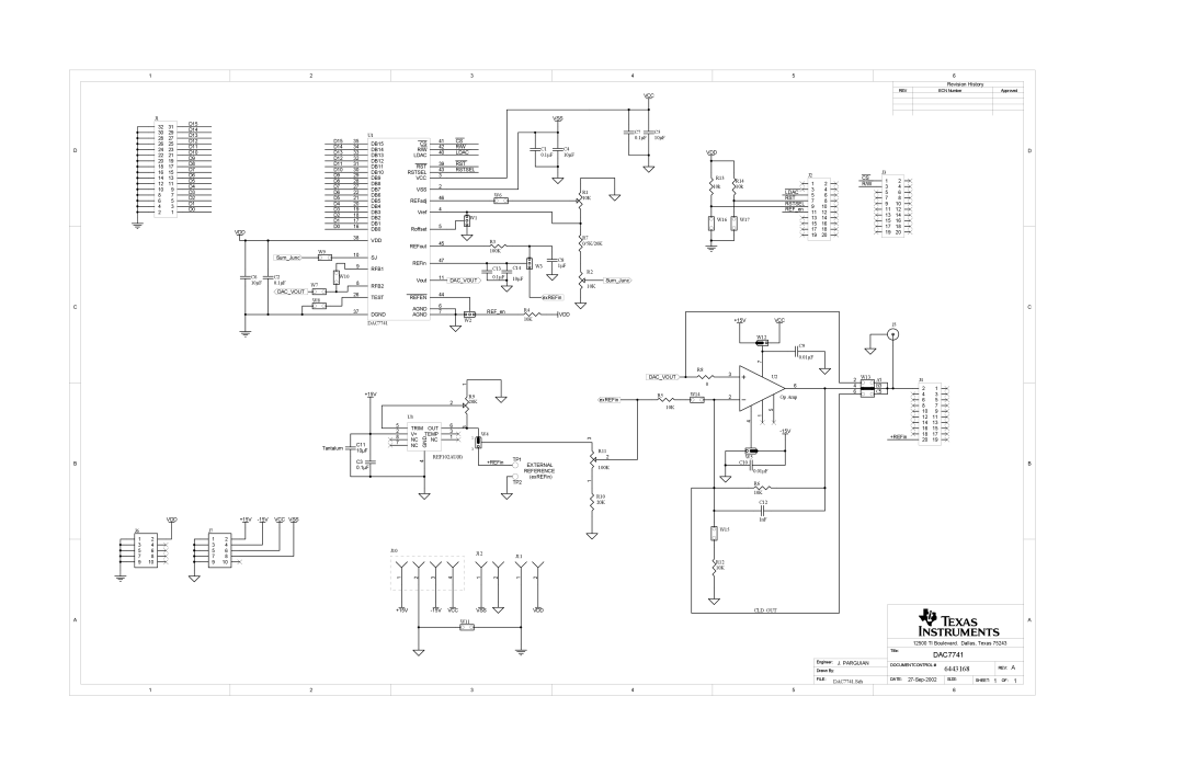 Texas Instruments DAC7741EVM manual 