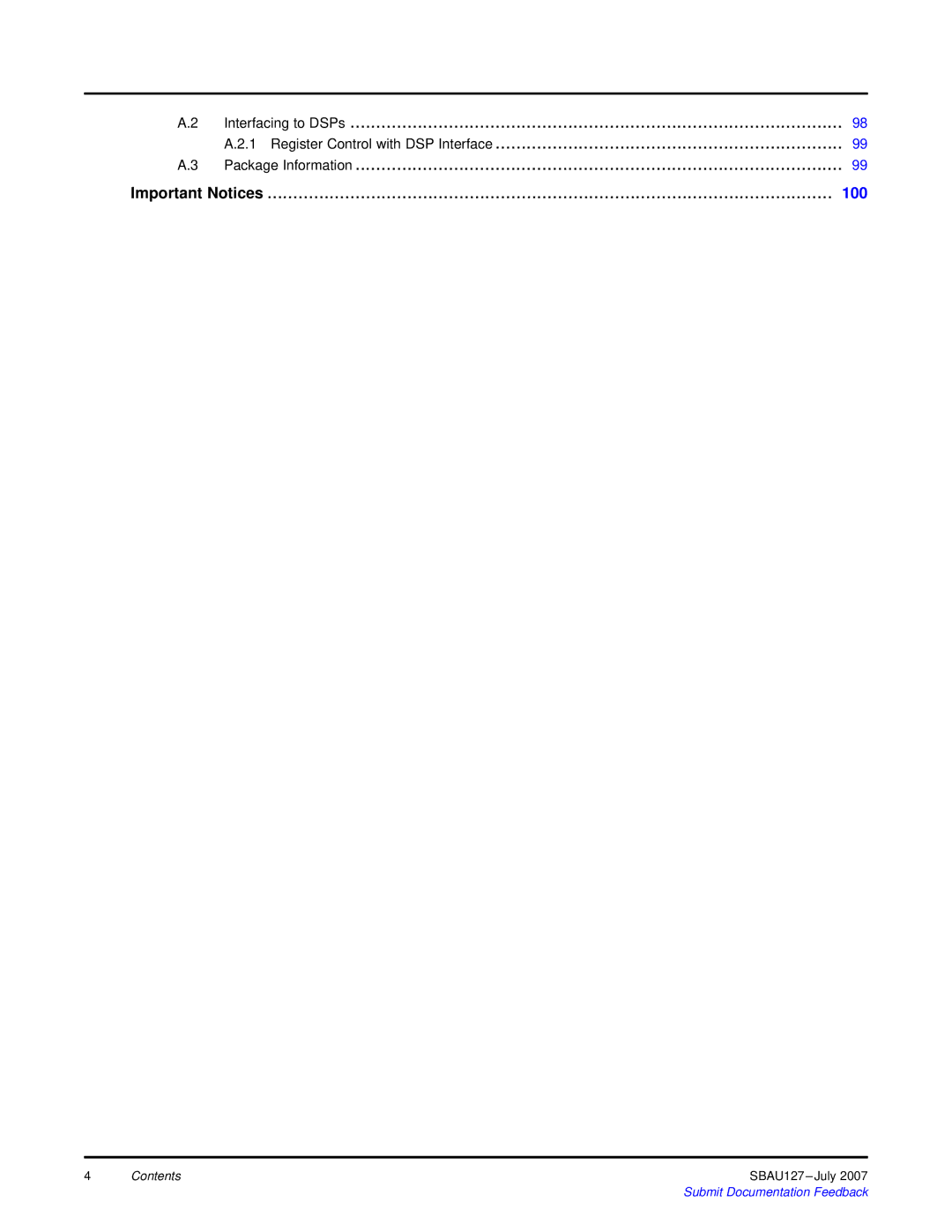 Texas Instruments DEM-DAI3793A manual 100 