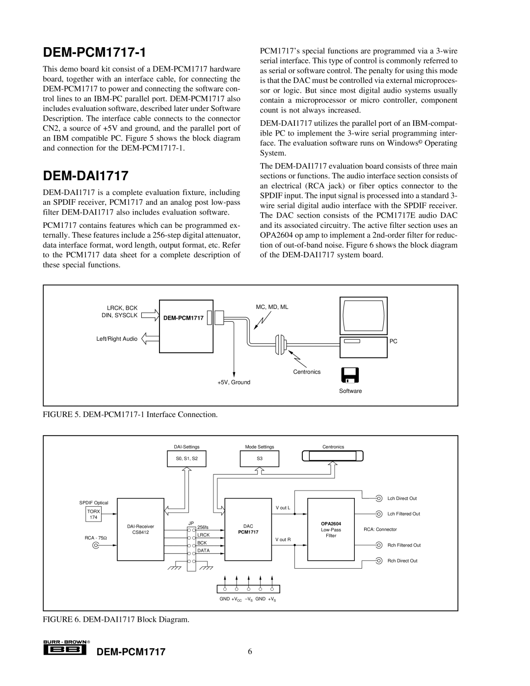 Texas Instruments manual DEM-DAI1717, DEM-PCM17176, Mc, Md, Ml 