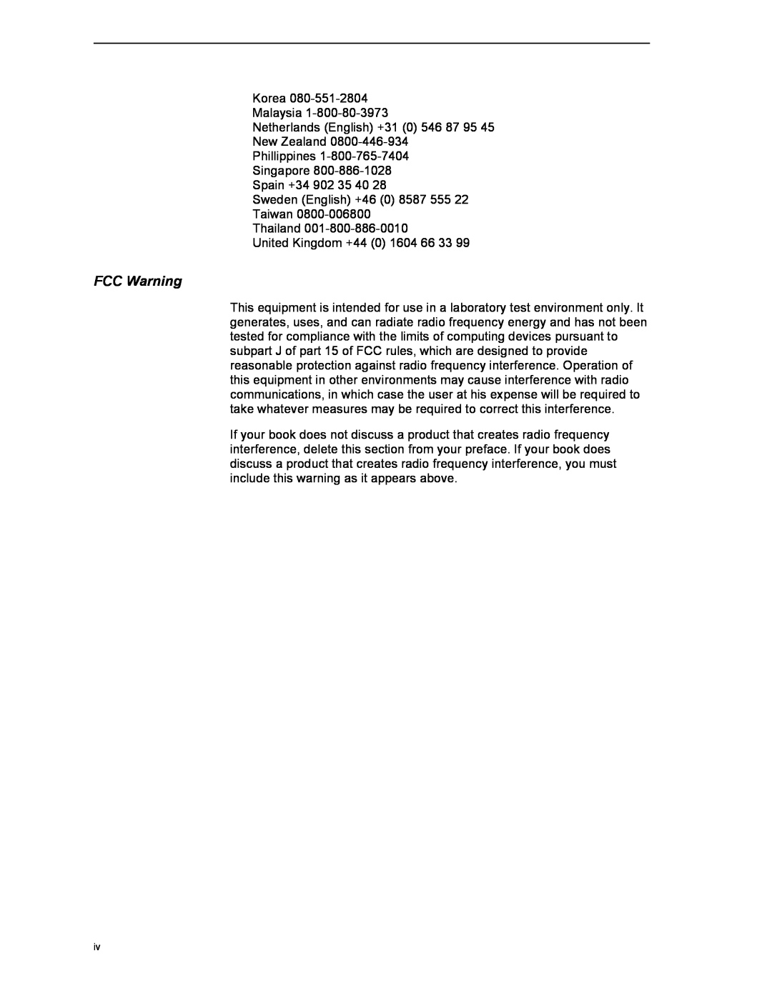 Texas Instruments HPL-D SLLU064A manual FCC Warning 