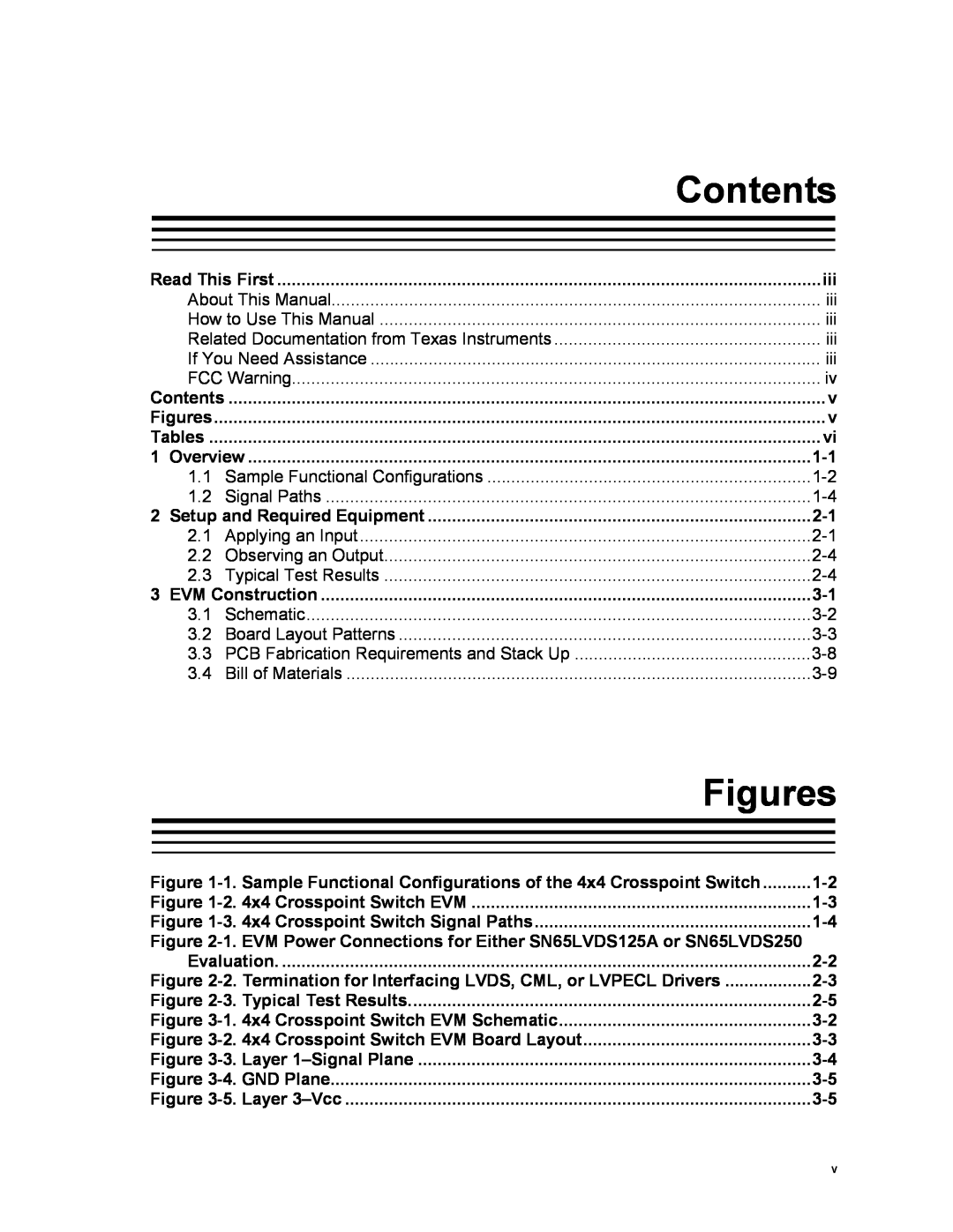 Texas Instruments HPL-D SLLU064A manual Contents, Figures, 2. Termination for Interfacing LVDS, CML, or LVPECL Drivers 
