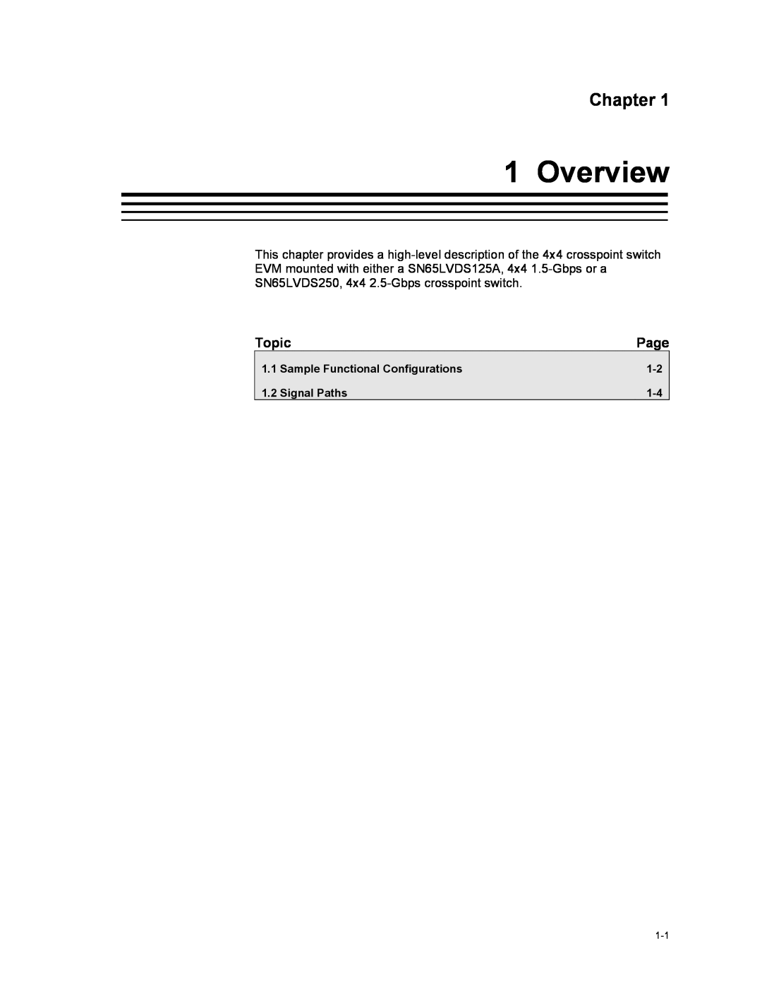 Texas Instruments HPL-D SLLU064A manual Overview, Chapter 