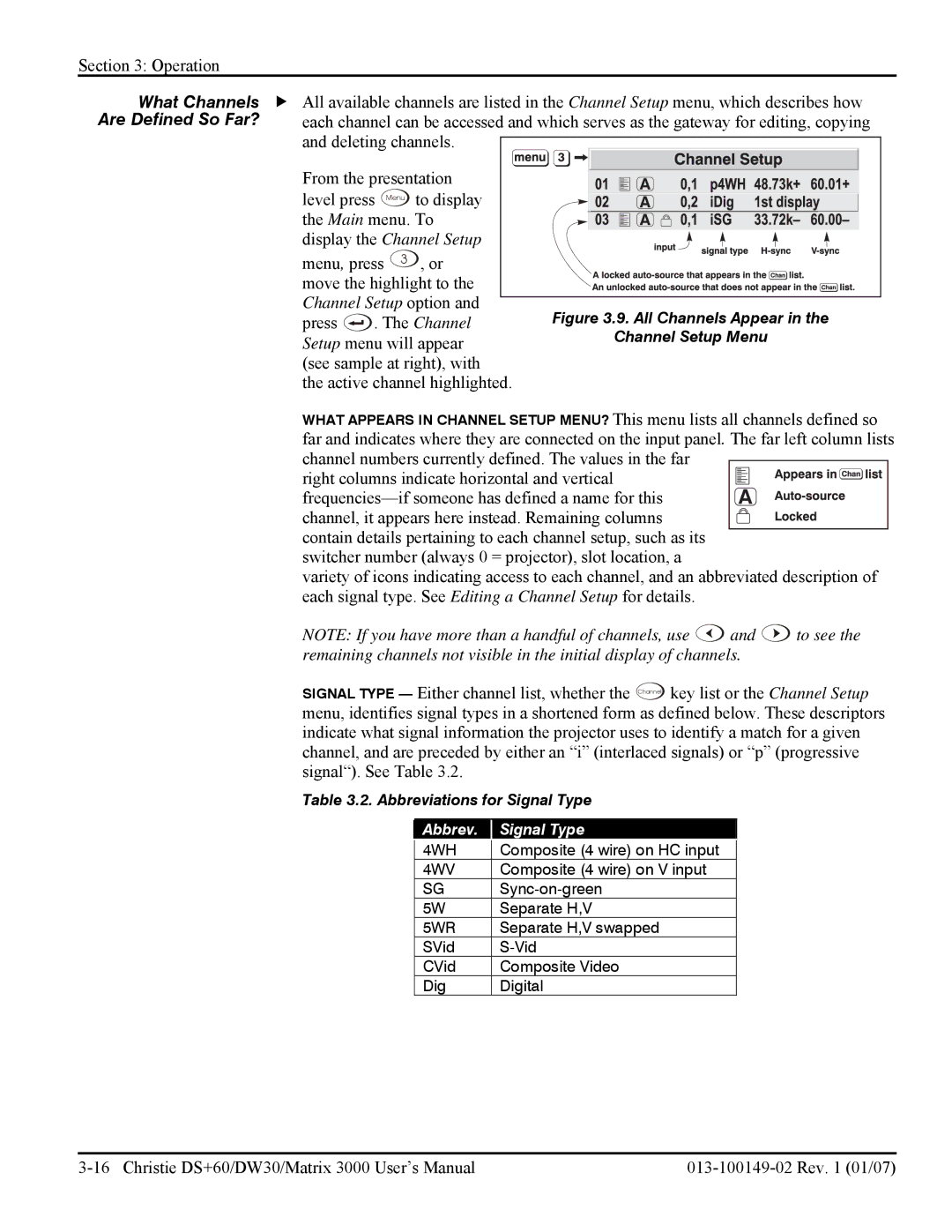 Texas Instruments DW30, MATRIX 3000 user manual What Channels, Display the Channel Setup 