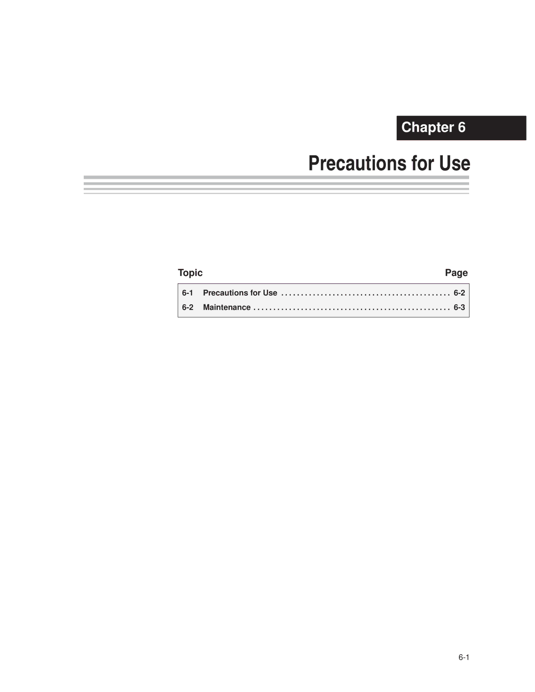 Texas Instruments MC-780PIx manual Precautions for Use Maintenance 