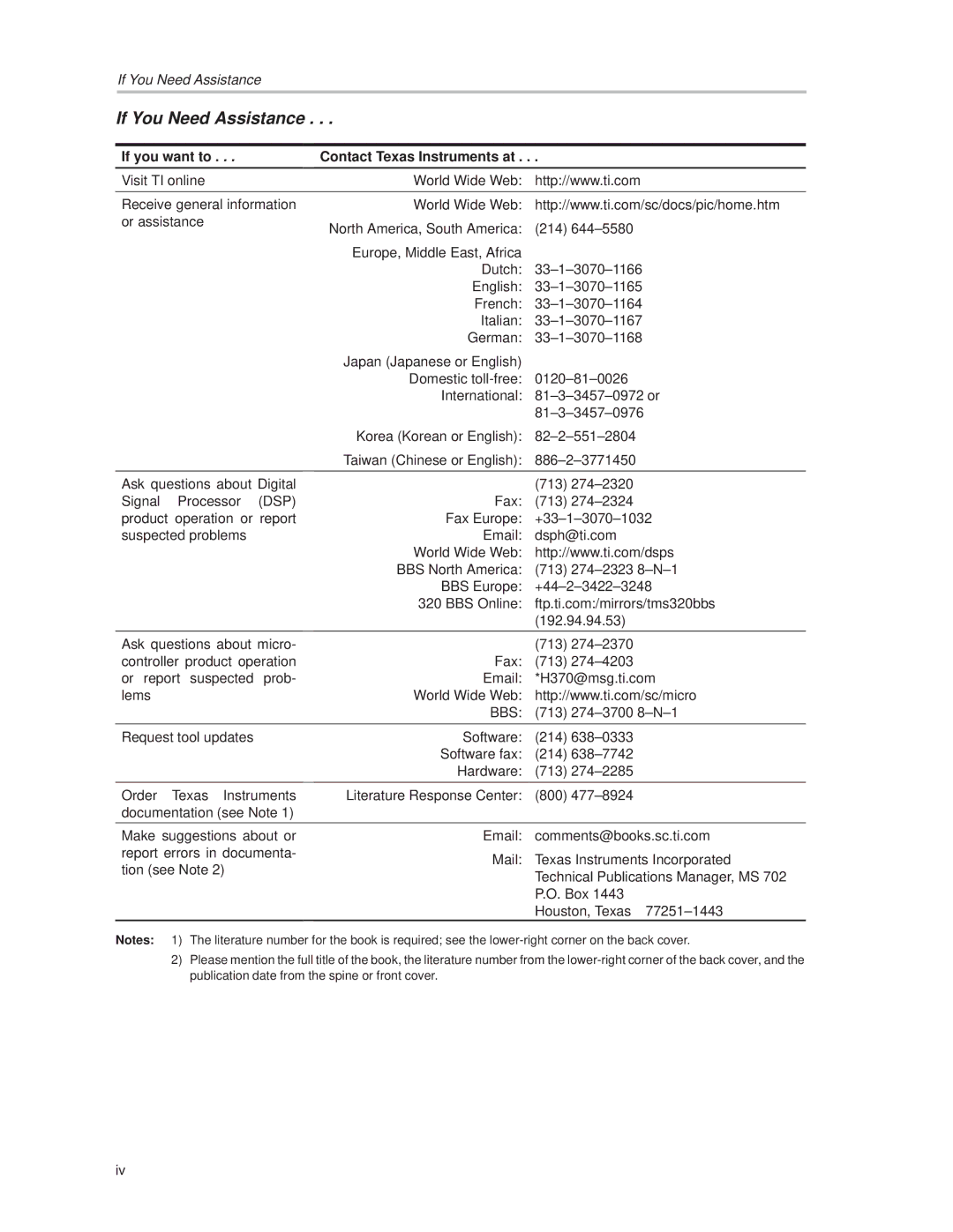 Texas Instruments MC-780PIx manual If You Need Assistance, If you want to Contact Texas Instruments at 