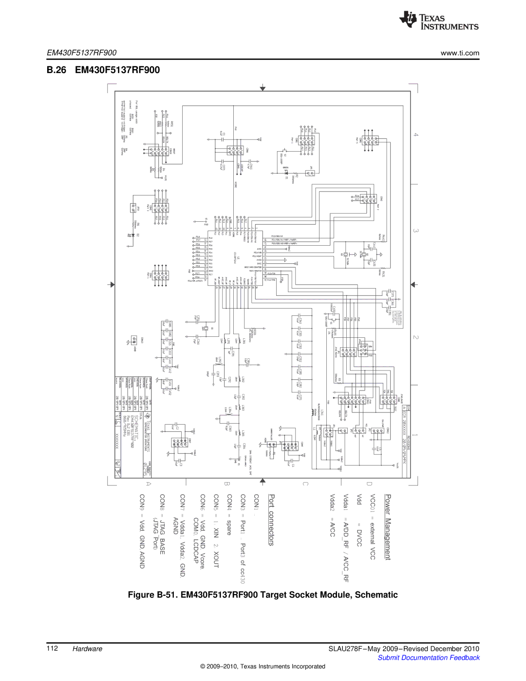 Texas Instruments MSP430 manual EM430F5137RF900 