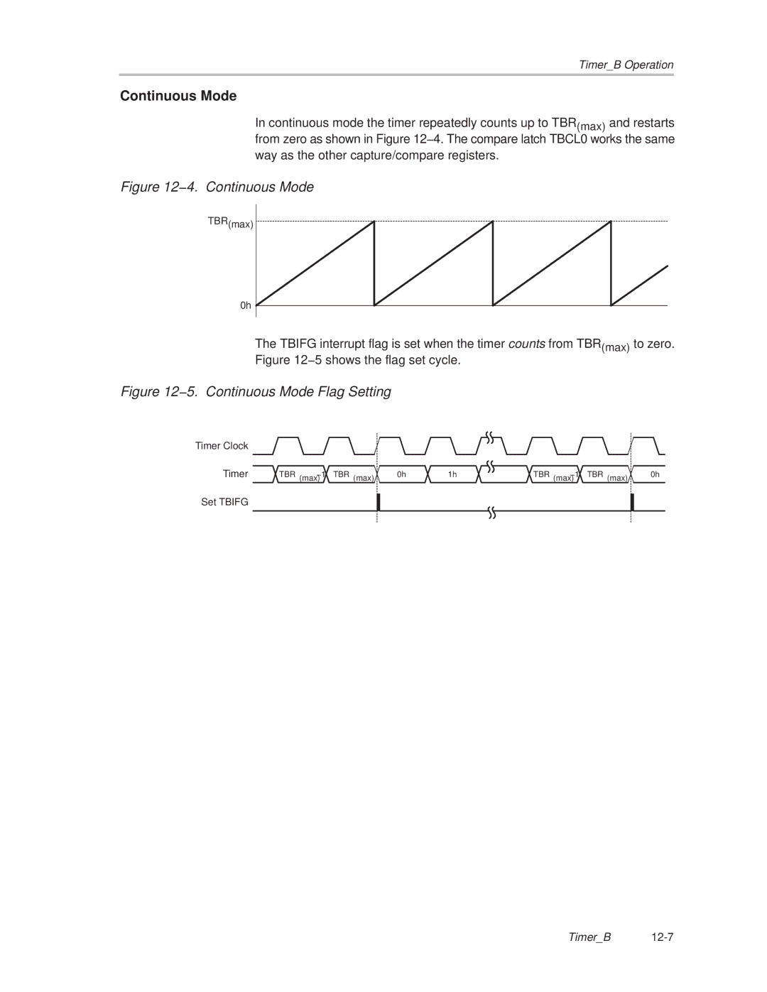 Texas Instruments MSP430x1xx manual Way as the other capture/compare registers 