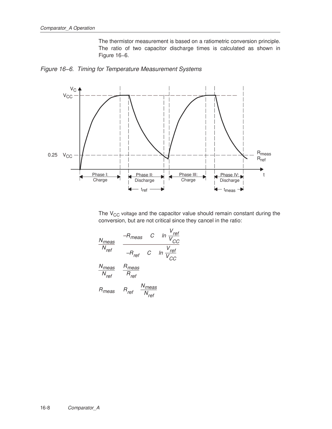 Texas Instruments MSP430x1xx manual 6. Timing for Temperature Measurement Systems 