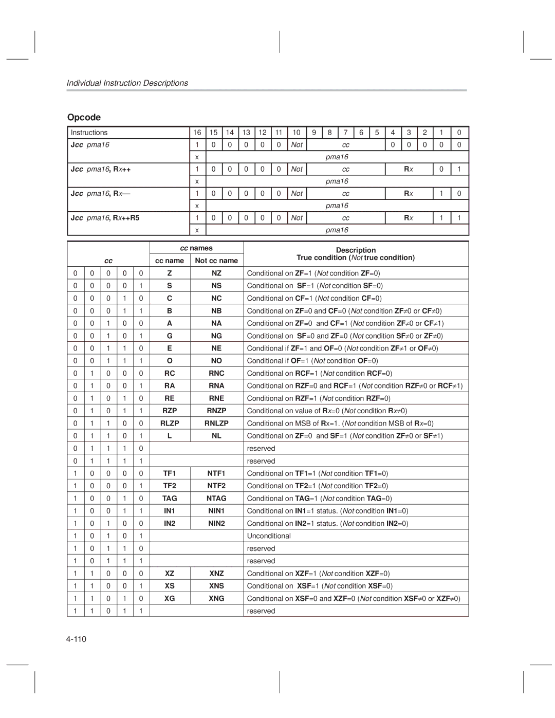 Texas Instruments MSP50C614 manual 110 