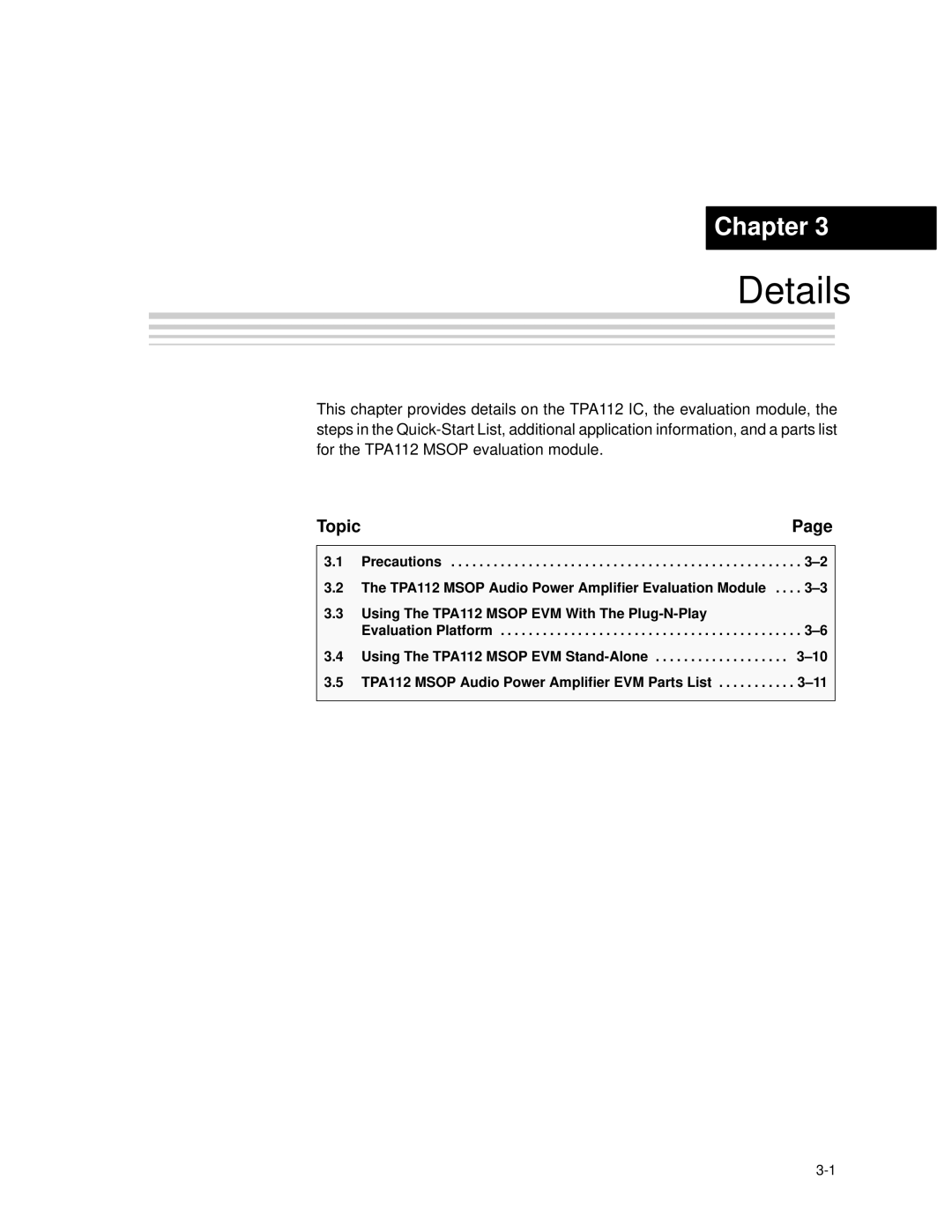 Texas Instruments SLOU023A manual Details 