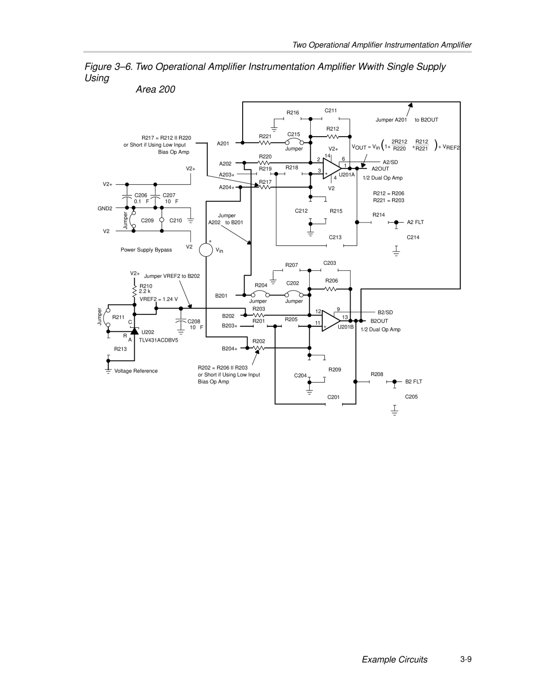 Texas Instruments SLOU061A manual Area 