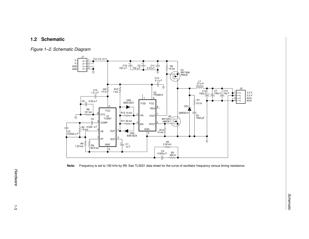 Texas Instruments SLVP089 manual Schematic Diagram 