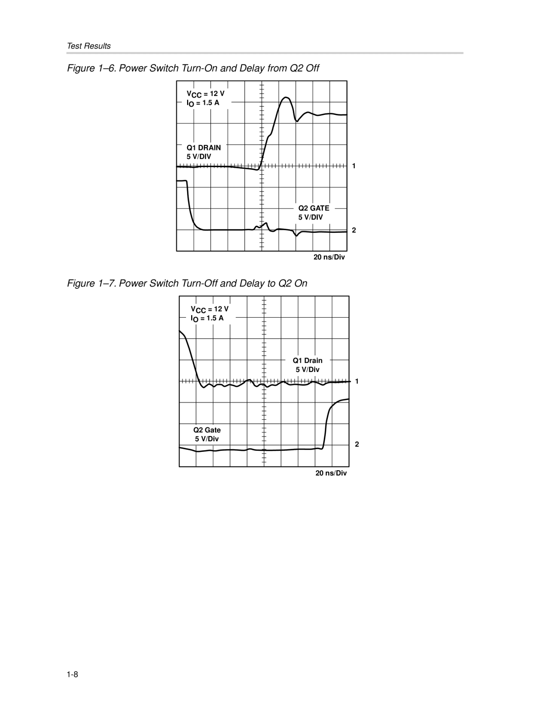 Texas Instruments SLVP089 manual Power Switch Turn-On and Delay from Q2 Off 