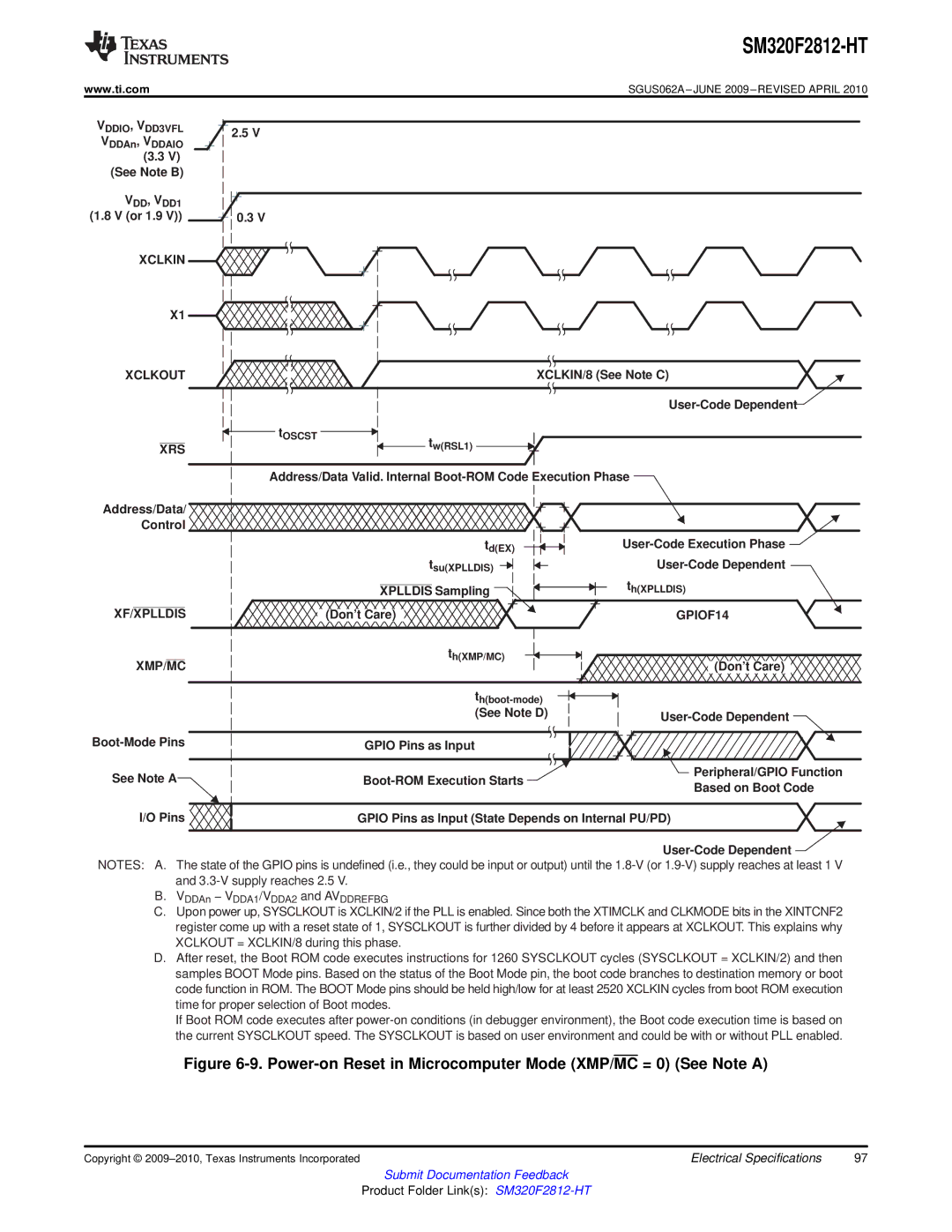 Texas Instruments SM320F2812-HT specifications Xf/Xplldis, GPIOF14 