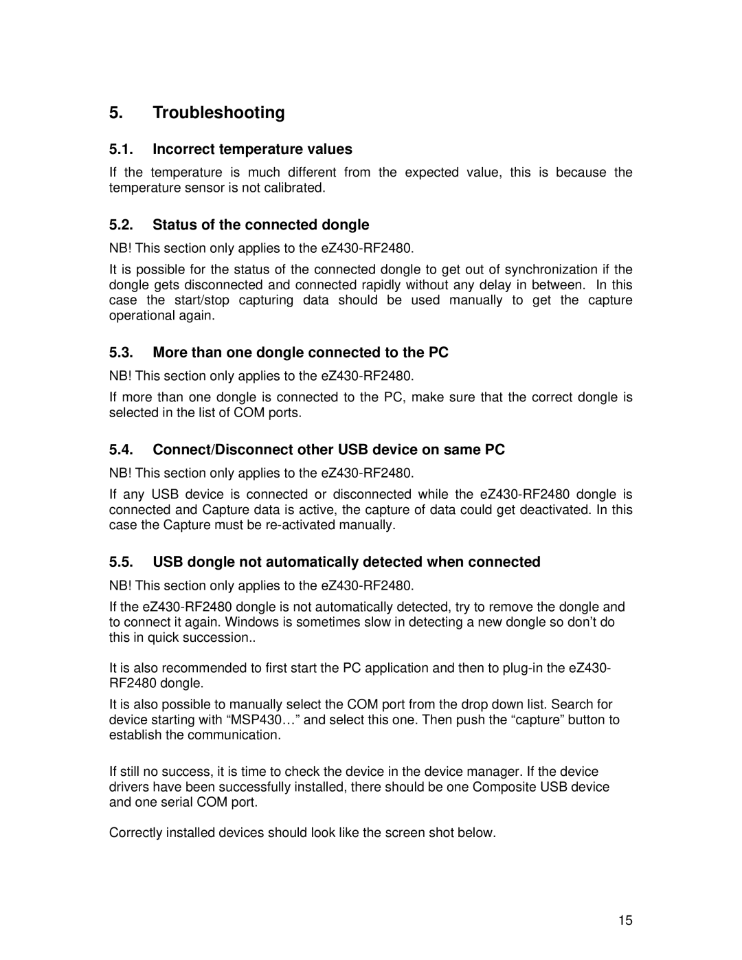 Texas Instruments SWRU157D manual Troubleshooting 