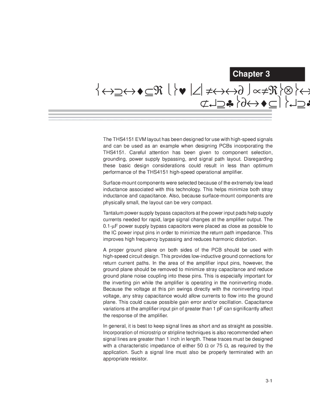 Texas Instruments THS4151 manual General High-Speed Amplifier Design Considerations 