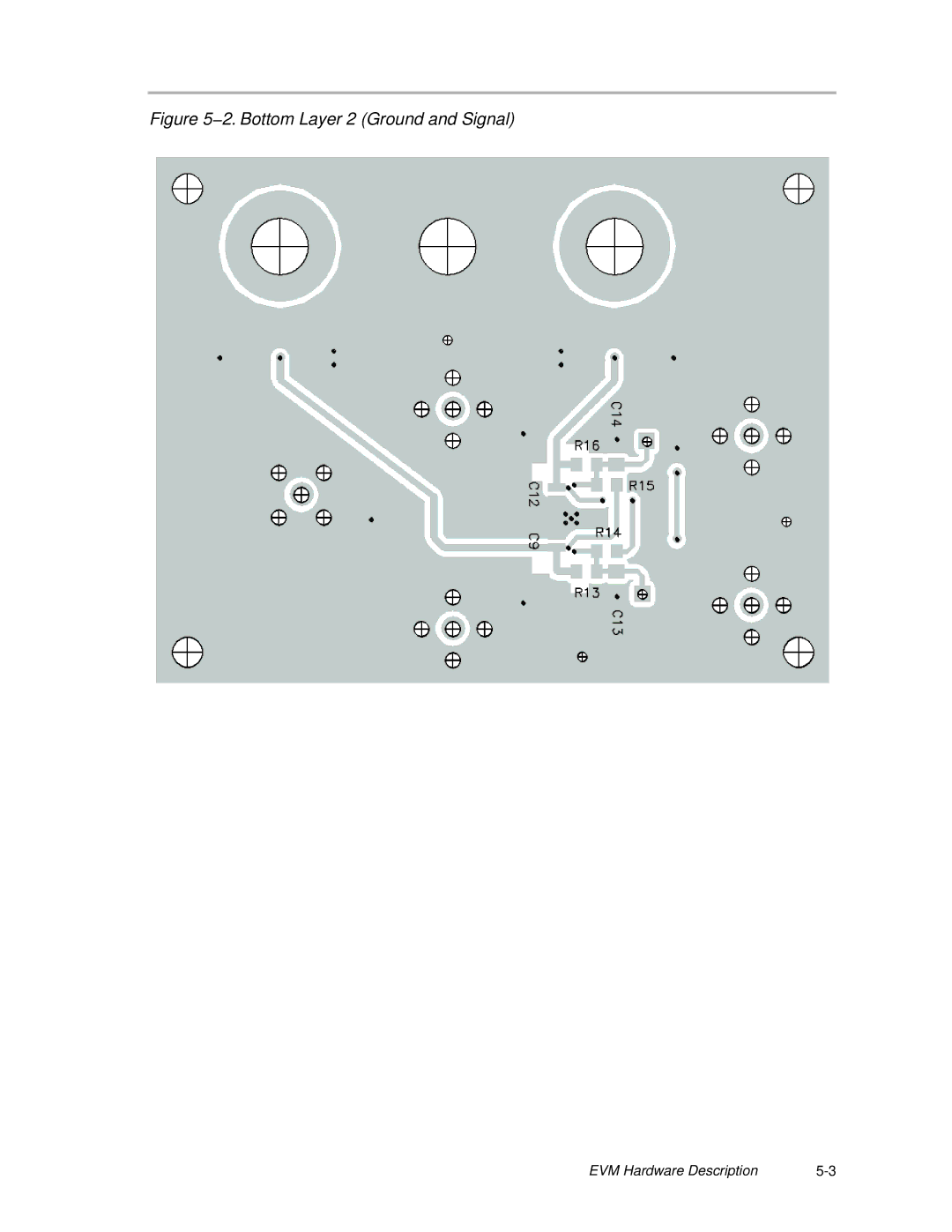 Texas Instruments THS4503EVM manual 2. Bottom Layer 2 Ground and Signal 