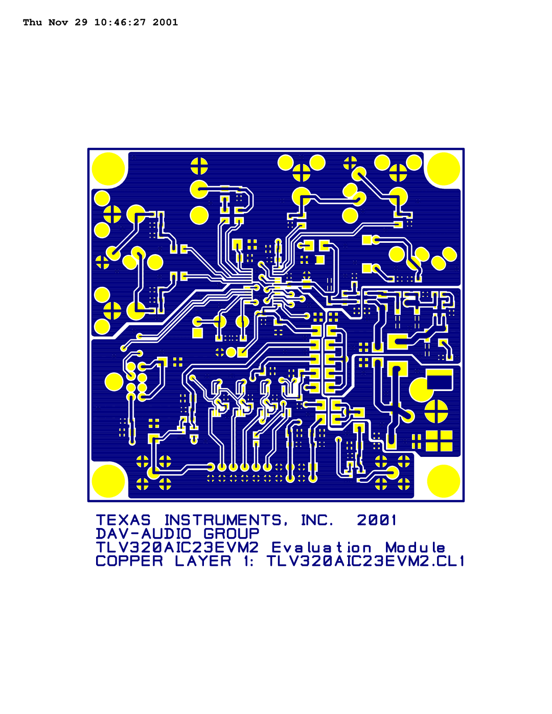 Texas Instruments TLV320AIC23, TLV320DAC23 manual Thu Nov 29 104627 