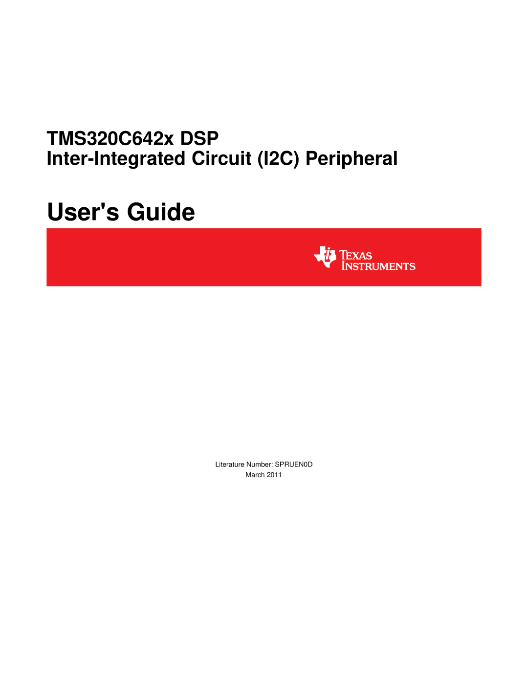 Texas Instruments TMS320C642X manual Users Guide 