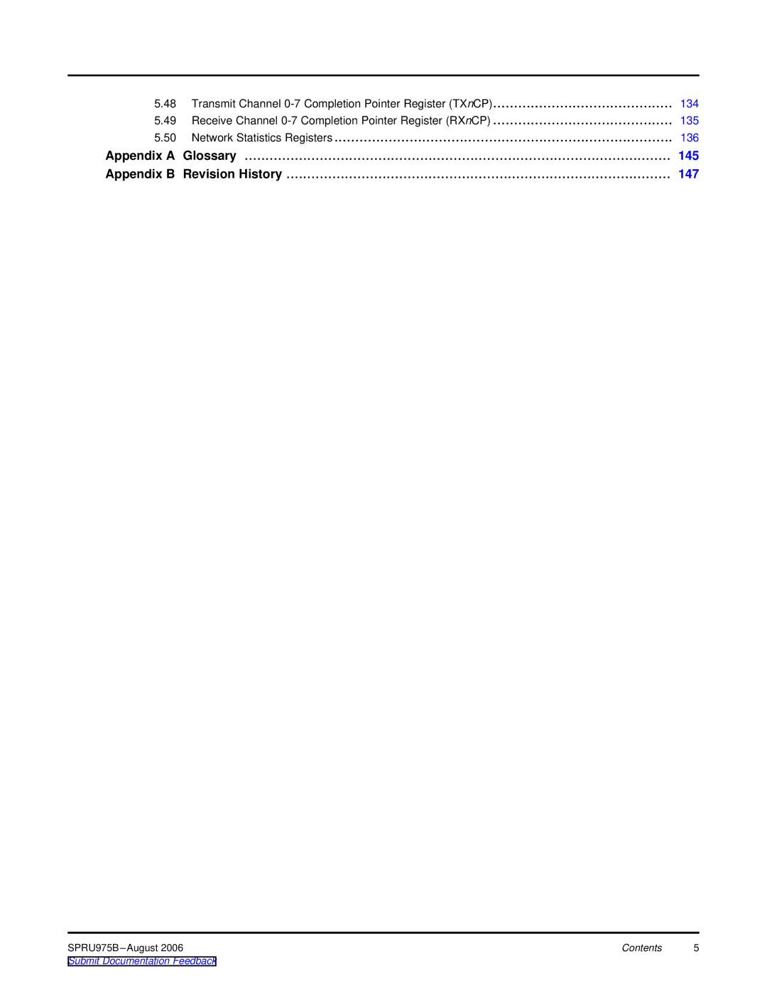 Texas Instruments TMS320C645x DSP manual Appendix a, Appendix B 