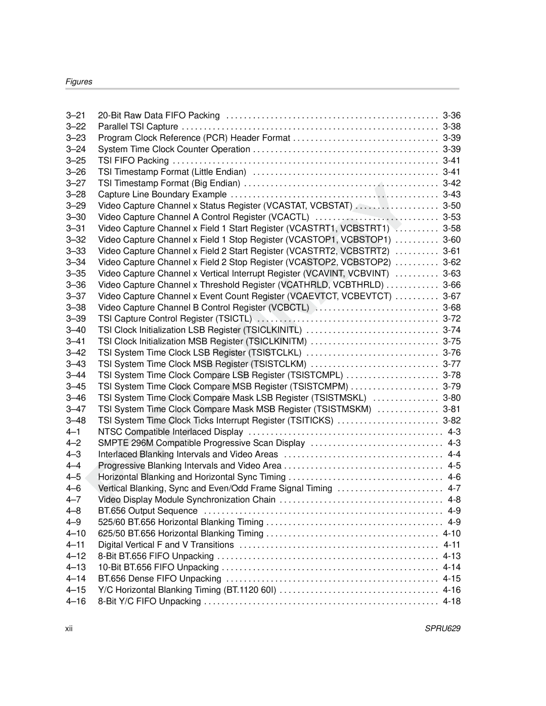 Texas Instruments TMS320C64x DSP manual Xii 