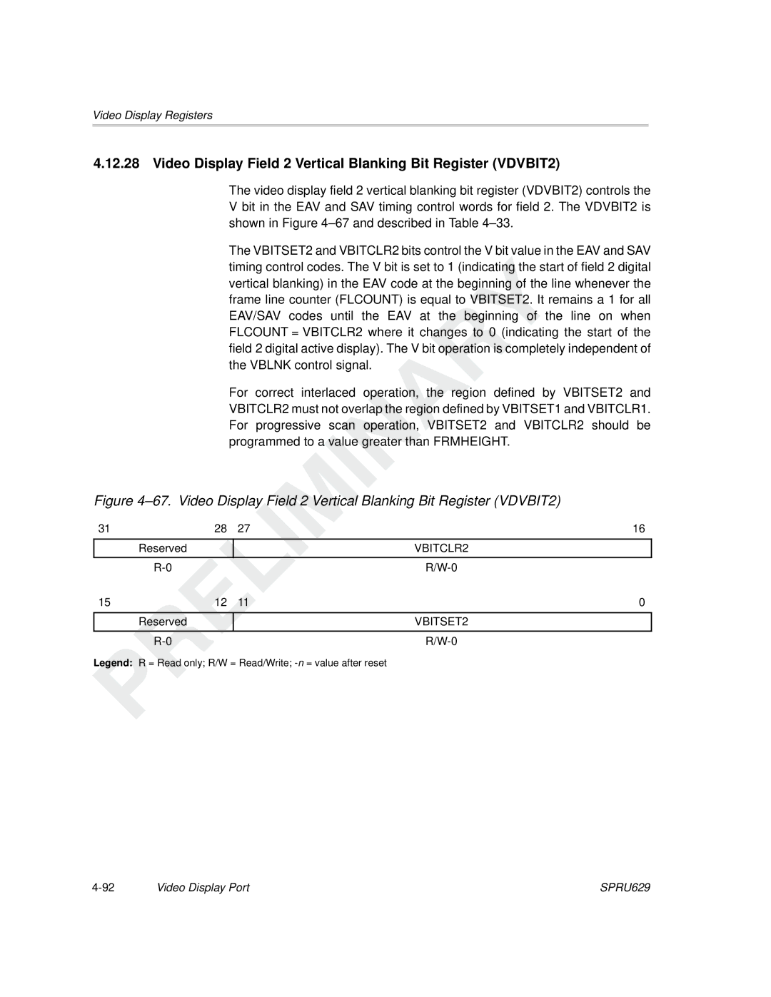 Texas Instruments TMS320C64x DSP manual VBITCLR2, VBITSET2 