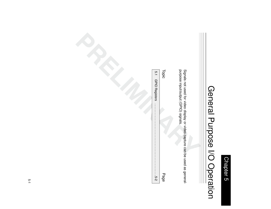 Texas Instruments TMS320C64x DSP manual General Purpose I/O Operation, Gpio Registers 